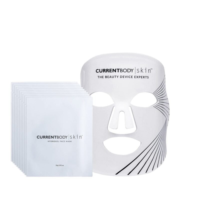 CurrentBody Skin LED Light Therapy Mask + CurrentBody Skin Hydrogel Mask 10 Pack (worth £374) - Image 3
